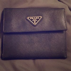 Black Prada wallet